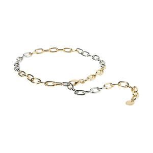 B-Low the Belt Gold and Silver Chain Belt